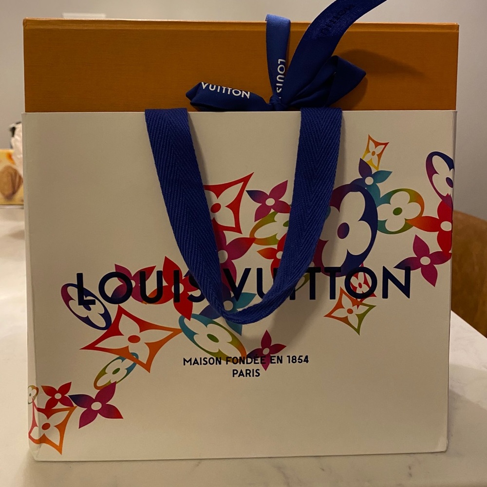 Louis Vuitton Box and Shopping Bag